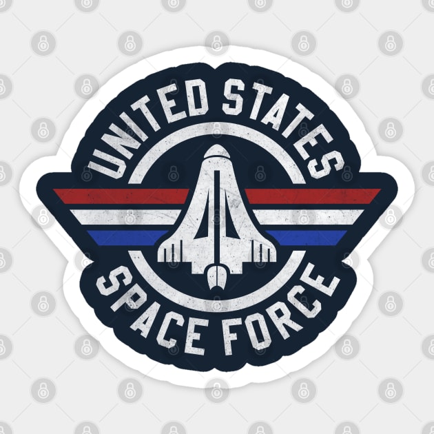 Unites States Space Force Sticker by TextTees